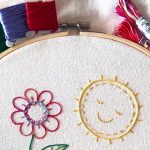 hand embroidery, custom embroidery, hand embroidered art