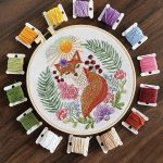 hand embroidery, embroidered designs, embroidered scenes, custom embroidery