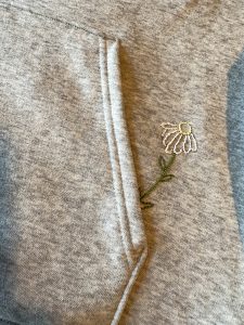 Wildflower Meadow Hand Embroidered Sweatshirt