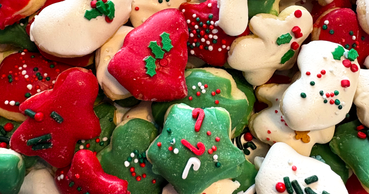 Homemade mini sugar cookies, homemade christmas cookies, dipped sugar cookies