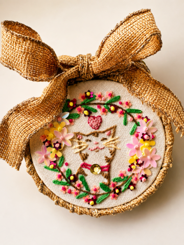 decorative embroidery, embroidery gift, embroidery greensburg pa, embroidery latrobe pa. ligonier artist