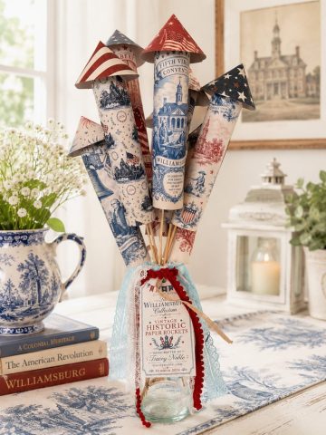 The Williamsburg Collection: Vintage Historic Paper Rockets