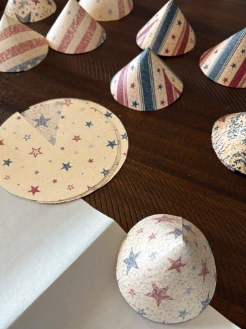 Vintage Style Patriotic Paper Rockets Vintage Style Patriotic Paper Rockets