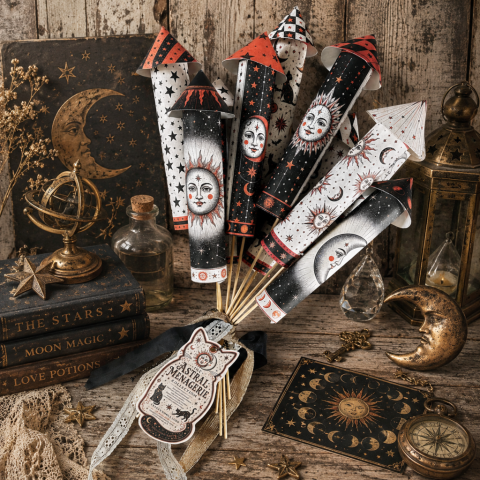 The Astral Menagerie Collection - Handmade Paper Rockets