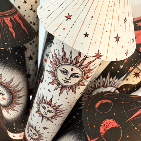 The Astral Menagerie Collection - Handmade Paper Rockets