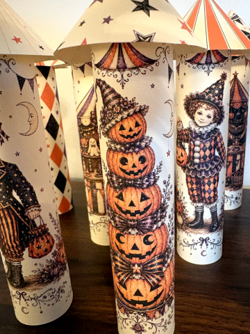Moonlight Masquerade Vintage Style Halloween Carnival Rocket Decorations Moonlight Masquerade Vintage Style Halloween Carnival Rocket Decorations