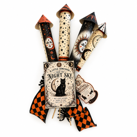 A Little Something From the Night Sky: Custom Halloween Rocket Bouquets A Little Something From the Night Sky: Custom Halloween Rocket Bouquets
