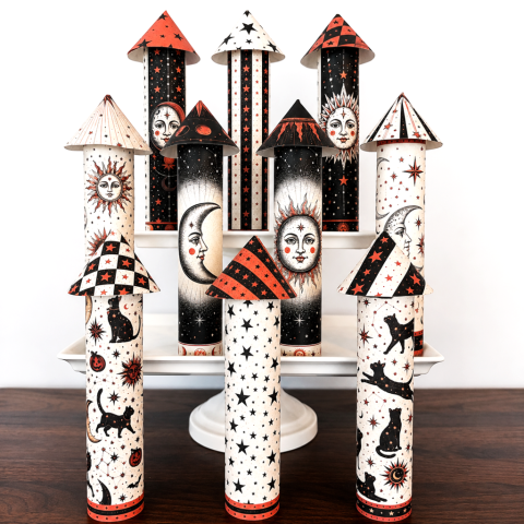 A Little Something From the Night Sky: Custom Halloween Rocket Bouquets A Little Something From the Night Sky: Custom Halloween Rocket Bouquets
