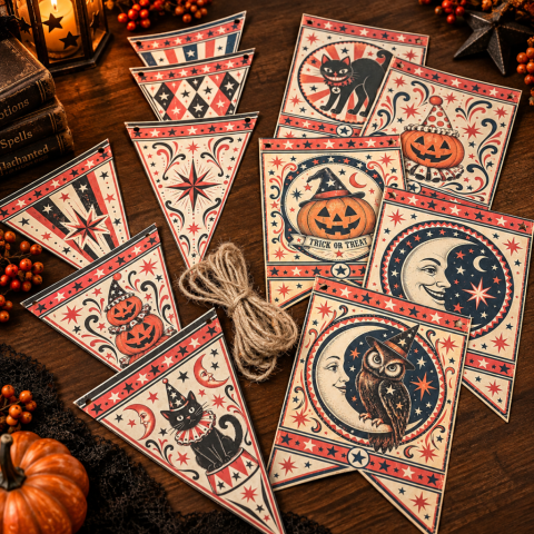 Midnight Midway Halloween Banner