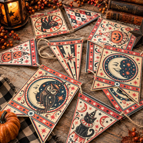 Midnight Midway Halloween Banner