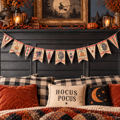 Midnight Midway Halloween Banner